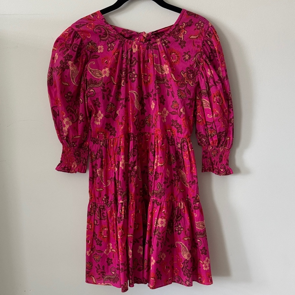 NWT Misa Dress Pink Floral Dress Size XS